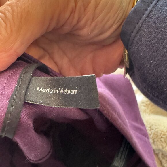 Theory High Slit Purple Flannel Pants Size 6 - Picture 5 of 12